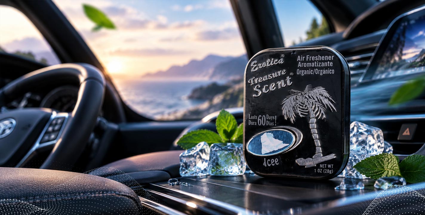 معرفی خوشبوکننده ماشین Exotica Ice با رایحه خنک